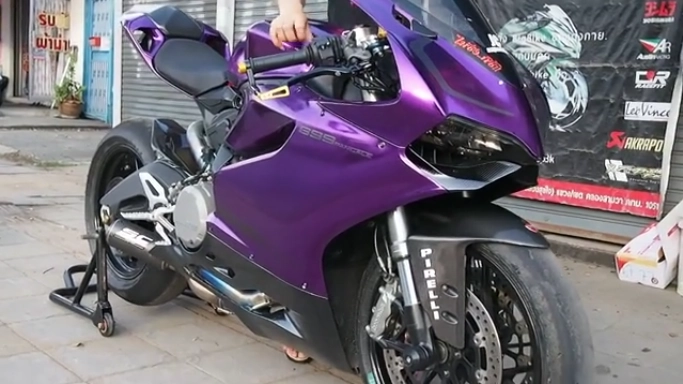 clip ducati 899 panigale đầy uy lực trong màn test pô sc project full system - 1