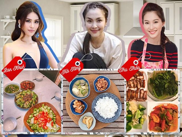 Có bầu nhưng lan khuê vẫn chăm vào bếp khoe mâm cơm nhưng fan lại hô khiếp thật vậy - 5