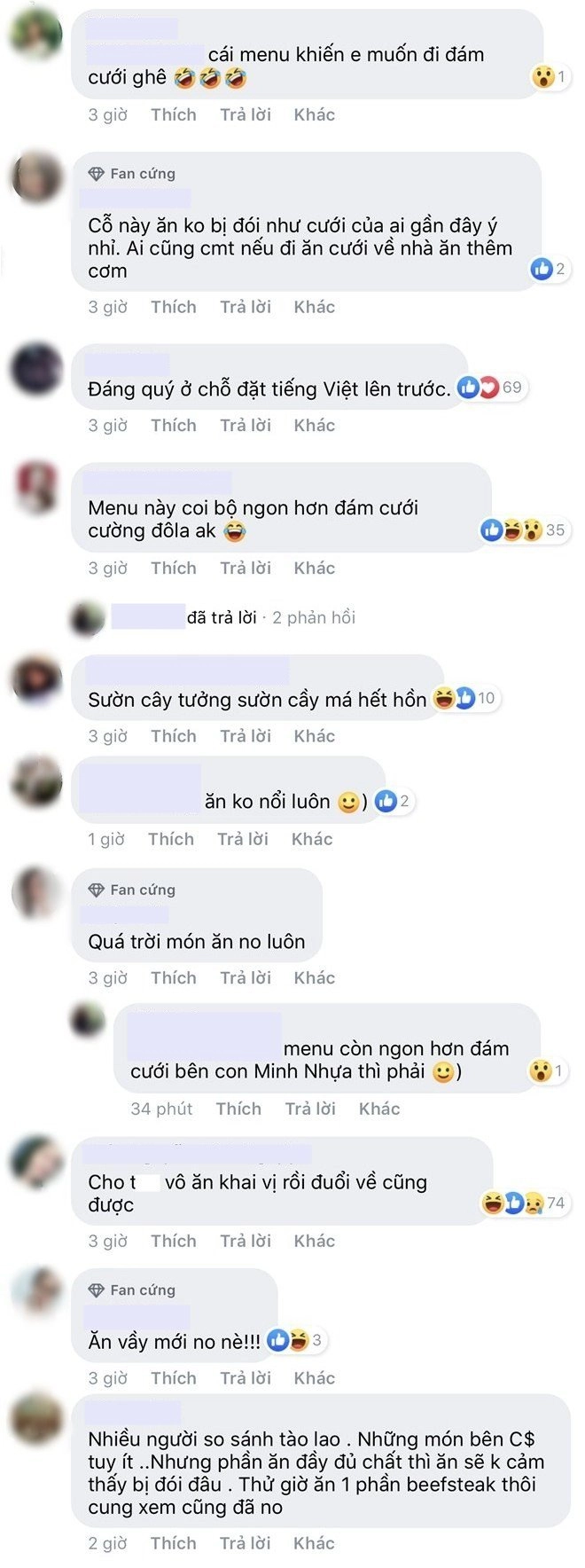 Cỗ cưới lâm chấn khang hoành tráng dân mạng liền nhắc thực đơn nhà cường đôla minh nhựa - 4