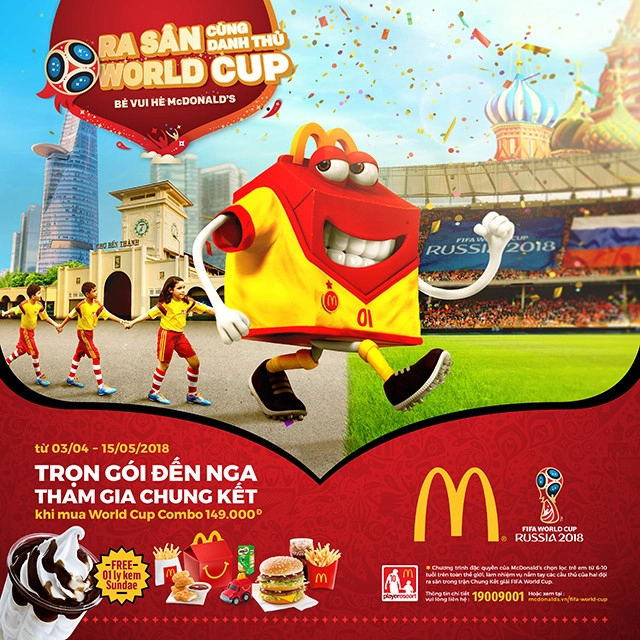 Cùng mcdonalds nắm tay danh thủ bước vào sân cỏ chung kết world cup 2018 - 3