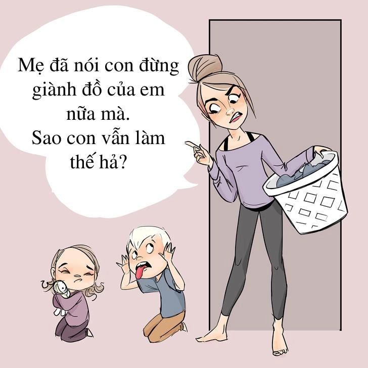 Cuộc sống bỉm sữa toàn thời gian của mẹ 4 con đầy hài hước qua bộ tranh đặc sắc - 19