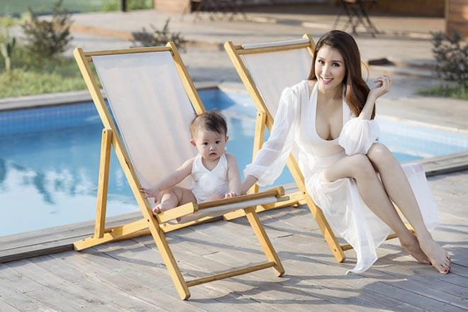 Cuộc sống của á hậu làm mẹ đơn thân chia tay bạn trai khi đang mang bầu 5 tháng - 3