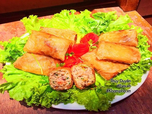 Cuối tuần làm nem rán nhân khoai môn vàng ươm giòn rụm đãi cả nhà - 4