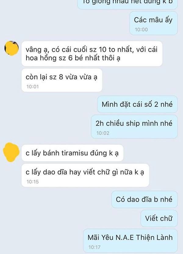 Đặt bánh sinh nhật nhờ viết chữ chúc mừng cô gái sốc toàn tập khi nhận vì chi tiết này - 1