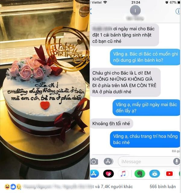 Đặt bánh sinh nhật nhờ viết chữ chúc mừng cô gái sốc toàn tập khi nhận vì chi tiết này - 3