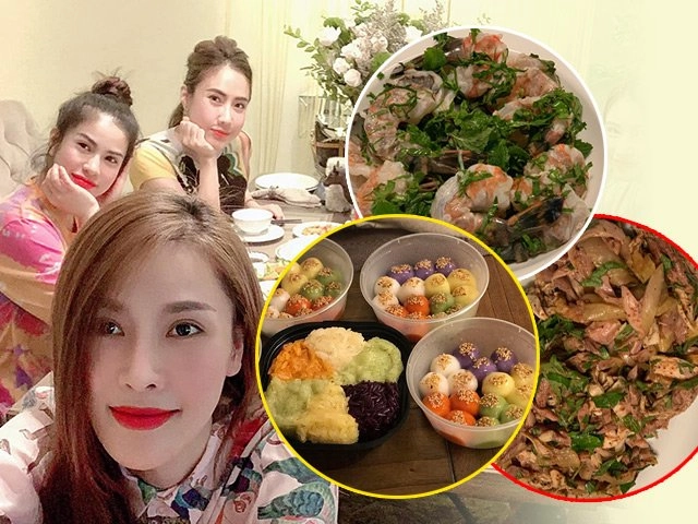 Diễn viên hoa hồng trên ngực trái khoe mâm cúng rằm cực đẹp vân dung liền khen khéo nhất năm - 13