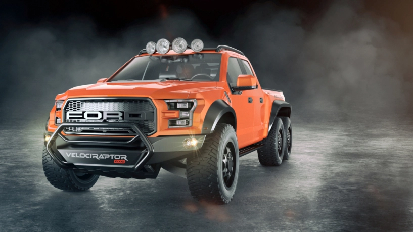 Ford f-150 raptor 2017 độ 6 bánh cực khủng giá từ 7 tỷ đồng - 4