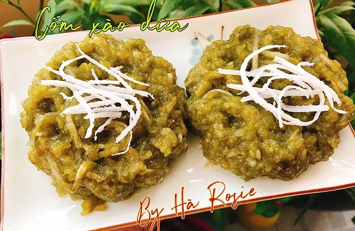 Gái đảm thái bình khoe món cốm xào dừa nhìn thôi đã thấy thèm thuồng - 8