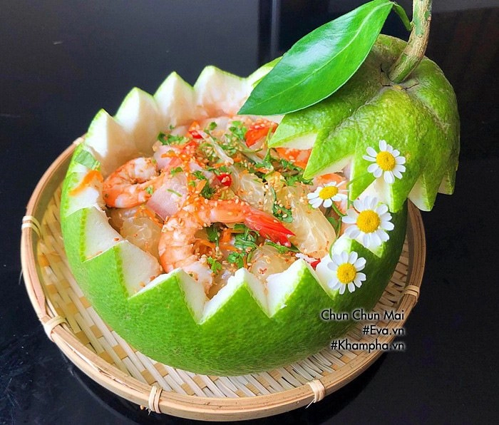 Gỏi bưởi tôm thịt chua ngọt giòn giòn thanh mát tuyệt ngon cho ngày hè - 6