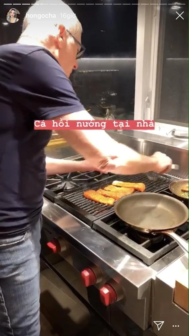 Hà hồ khoe đầu bếp nước ngoài đãi toàn món tuyệt phẩm nhưng hạt gạo đen xì gây chú ý - 2