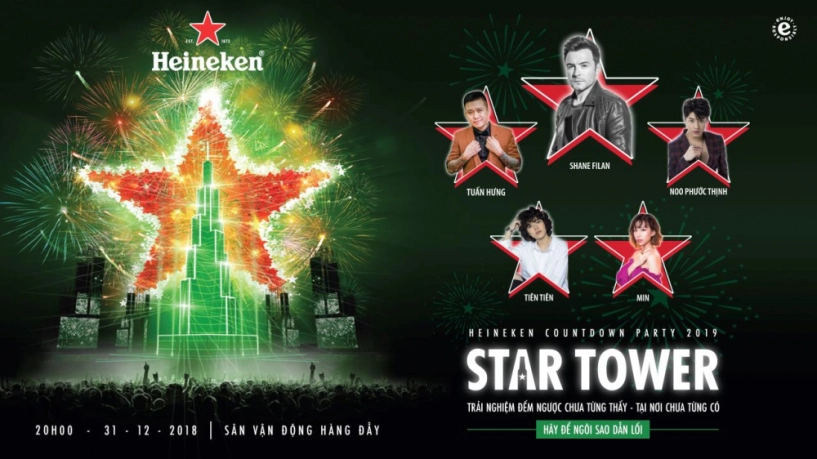 Heineken countdown party độc nhất vô nhị năm nay với nhiều bất ngờ - 6