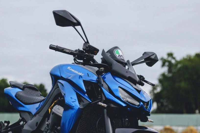 Kawasaki z1000 jet blue đặc sắc của bình dương team - 2