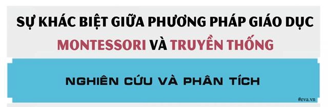 Khác biệt chính giữa phương pháp giáo dục sớm montessori và giáo dục truyền thống - 1