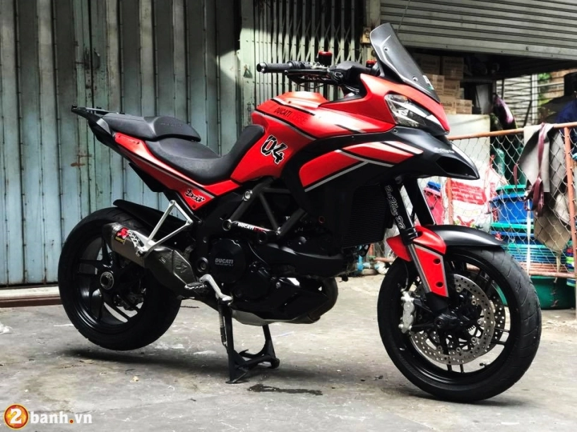 Lạ mắt với chiếc ducati multistrada 1200 s độ của dân chơi xe thái lan - 2