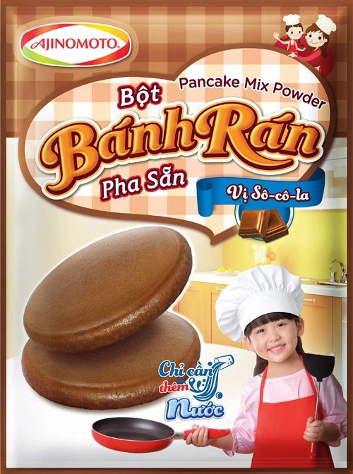 Làm bánh tại nhà thật đơn giản với bột bánh rán pha sẵn ajinomoto vị sô-cô-la - 1