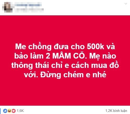 Mẹ chồng giao 500k làm 2 mâm cỗ con dâu kêu khó nào ngờ chị em mách nghìn cách hay - 1