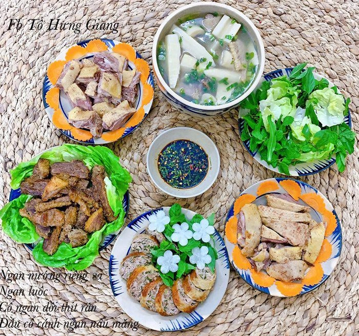 Mẹ đảm gợi ý mâm cơm 4 món từ ngan mà ăn chẳng hề thấy ngán - 1