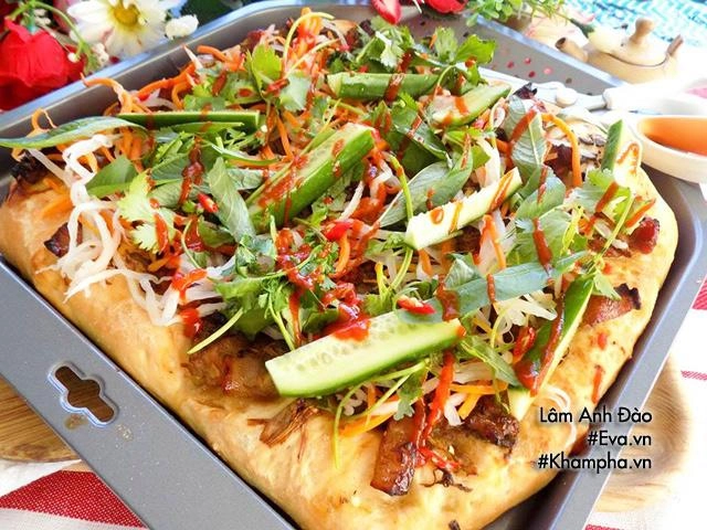 Mẹ đảm trổ tài làm bánh mì kiểu pizza cho bé ăn chơi cuối tuần - 6