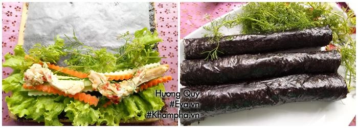 Nhà có thịt gà đem cuộn với rong biển ăn chơi đảm bảo chồng con đều thích - 4