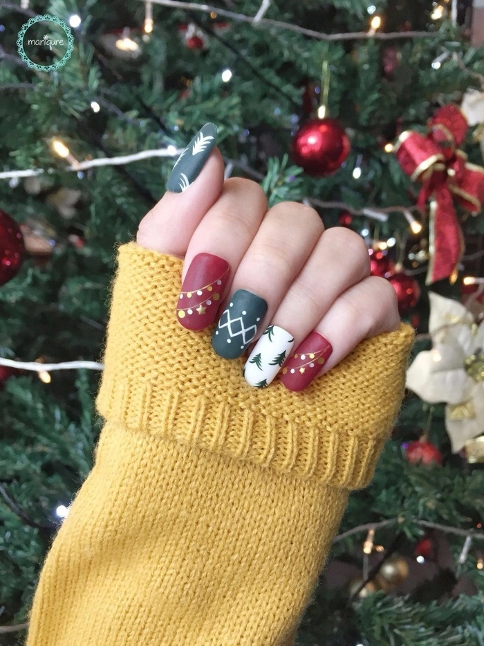 Những mẫu móng tay độc đáo giúp bạn nổi bật đêm lễ hội giáng sinh - 14