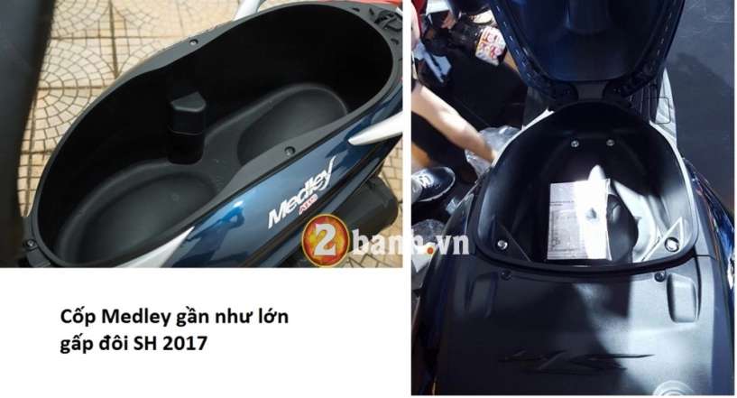 So sánh honda sh 2017 và piaggio medley 150 nên mua xe nào - 6