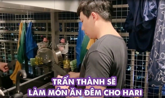 Trấn thành lại vào bếp nấu ăn cho hari won nhưng kết quả làm cô vợ không thể bình tĩnh - 1