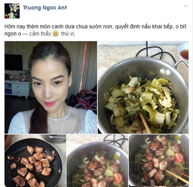 Trương ngọc ánh khoe cơm ngon liền bị thắc mắc danh tính người nấu vì một câu nói - 14