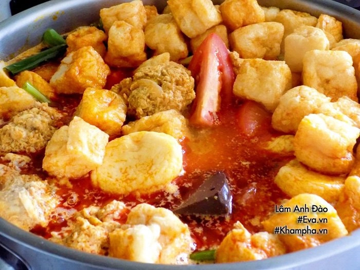 Tự nấu bún riêu thịt thơm ngon đủ chất cho bữa sáng cả nhà không phải ăn hàng nữa - 6