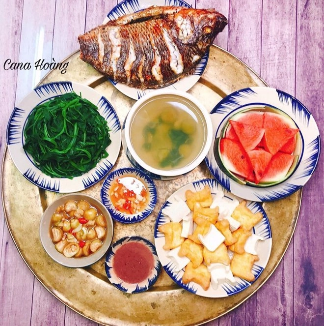 Vợ bầu xinh gợi ý thực đơn cả tuần ngon mê ai nhìn cũng muốn về nhà nấu thử - 1