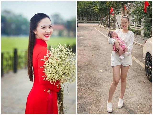 Hoa khôi sinh viên 21 tuổi mang bầu con gái 1 tuổi được khen nức lời xinh hết phần mẹ - 17
