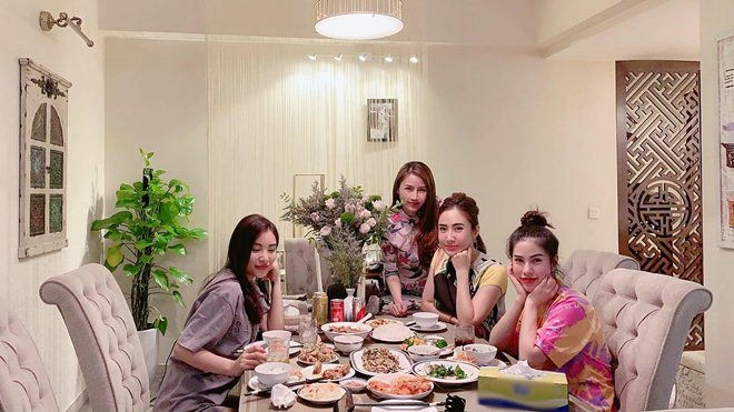 Xoá nghi vấn ghét nhau quế vân mời vợ cũ việt anh đến nhà ăn cỗ đẹp như nhà hàng - 2