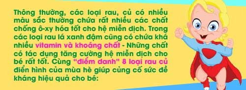 8 loại rau củ mùa hè tăng cường hệ miễn dịch cho bé - 2