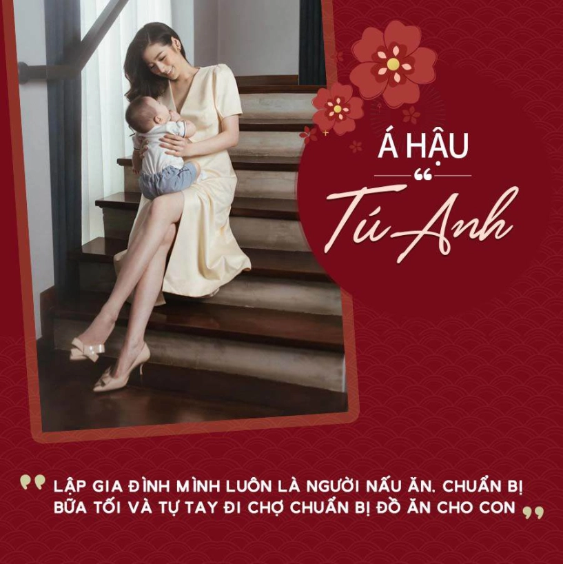 Á hậu tú anh kể tết đầu tiên làm mẹ loay hoay với bữa cơm người trước người sau - 7