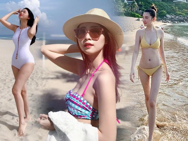 Hiếm lắm mới diện bikini phạm quỳnh anh khoe tấm lưng ong quá đỗi gợi cảm - 16