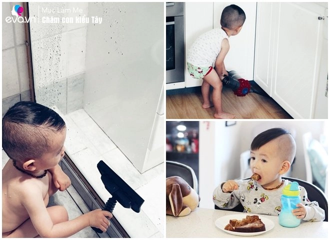 Hotmom việt ở úc dạy con 2 tuổi biết lấy quần áo ra phơi 6 tuổi làm hết việc nhà - 9