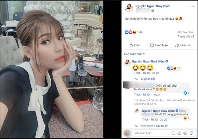 Khi thuý diễm mạnh dạn hỏi nhìn tôi bao nhiêu tuổi câu trả lời của cđm mới gây bất ngờ - 1