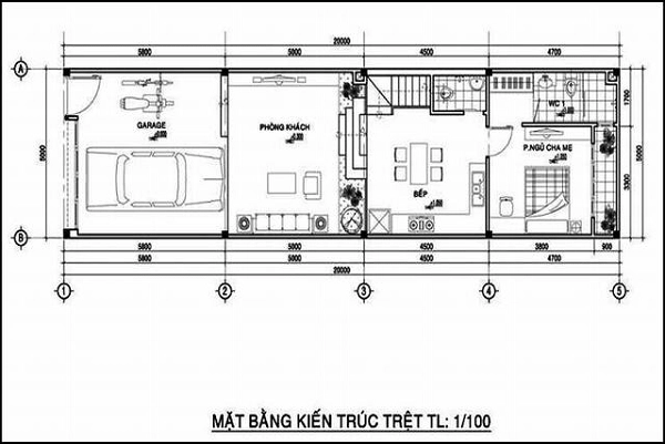 Mẫu thiết kế nhà ống 2 tầng 5x20m không thể bỏ qua nếu xây nhà năm 2020 - 7