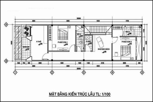 Mẫu thiết kế nhà ống 2 tầng 5x20m không thể bỏ qua nếu xây nhà năm 2020 - 8