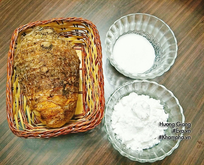 16 mẹ vào bếp làm đãi con món bánh khoai môn chiên xù - 1