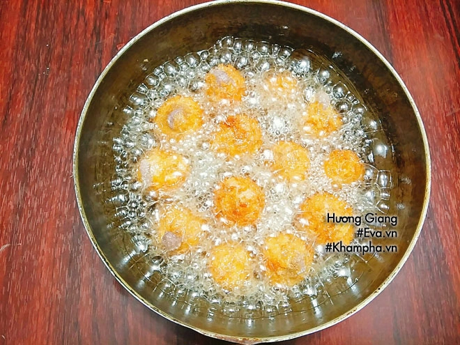 16 mẹ vào bếp làm đãi con món bánh khoai môn chiên xù - 7