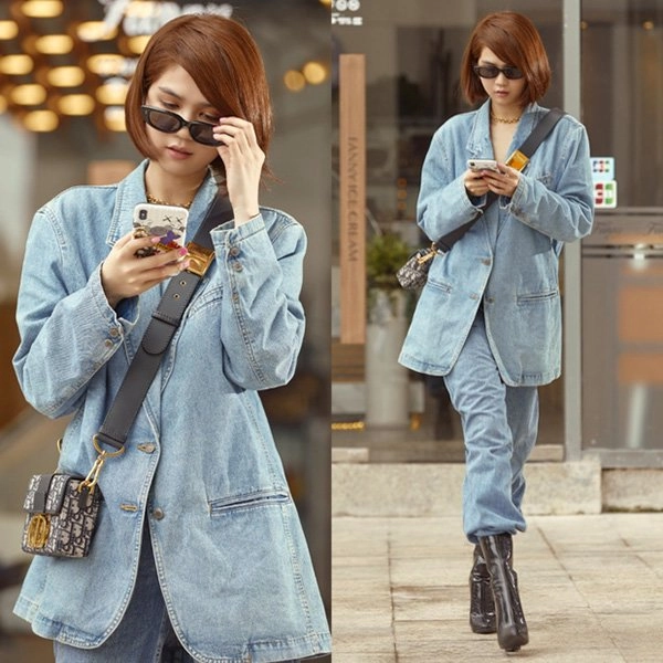 4 công thức phối đồ denim chuẩn xinh chị em đừng bỏ qua khi xuống phố tối mát mẻ - 9