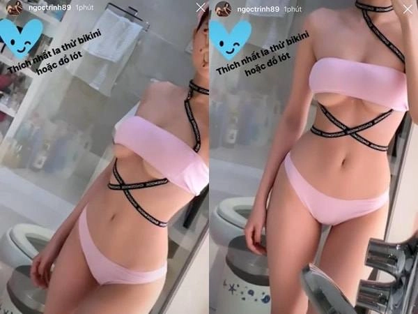 Ai cũng sắm tết váy áo lộng lẫy ngọc trinh hết mua đồ lót đến bikini che không nổi ngực - 6