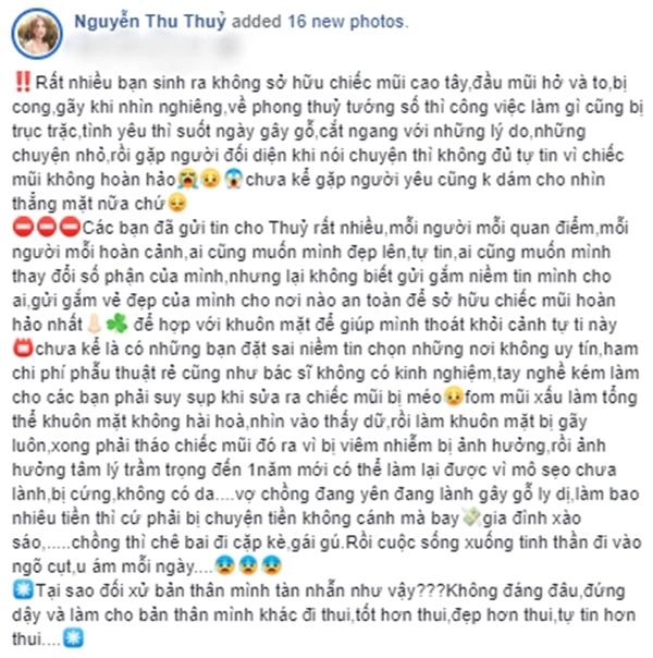 Ai như thu thuỷ khuôn mặt ngày một khác lạ nhưng vẫn mạnh dạn chia sẻ kinh nghiệm dao kéo - 2