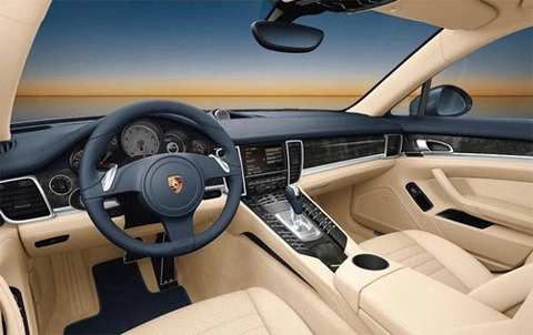  ảnh nội thất đầu tiên của porsche panamera - 1