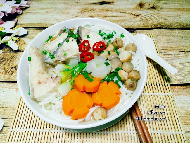 Bánh canh cá bóp nấu nhanh gọn tuyệt ngon cho bữa sáng - 12