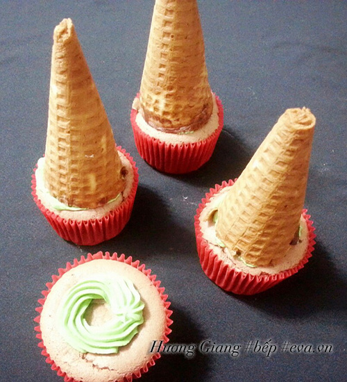 Bánh cupcake cây thông cho noel thêm ấm áp - 7