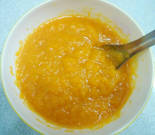 Bánh trung thu rau câu bí đỏ thạch dừa - 4