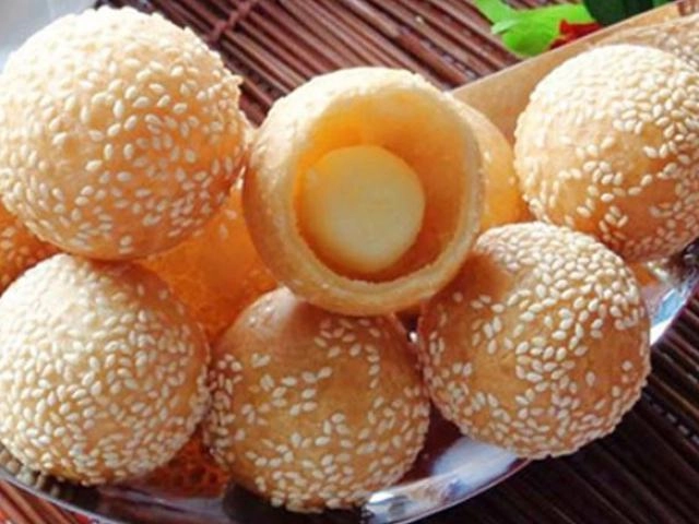 Mẹ đảm hải phòng mách cách làm bánh rán vừng giòn ngon nóng hổi hàng nghìn chị em mê - 7