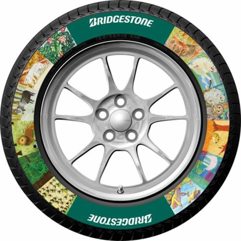  bridgestone tiết lộ công nghệ in hình ảnh trên lốp - 1