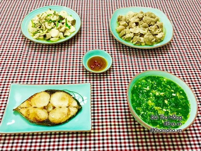 Bữa cơm 4 món siêu ngon đủ chất chồng con ai cũng thích - 1